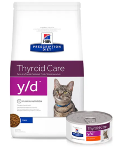 hills YD thyroid care cat food