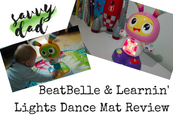 Savvy Dad Review: Fisher Price Bright Lights BeatBelle & BeatBo Learnin’ Lights Dance Mat.