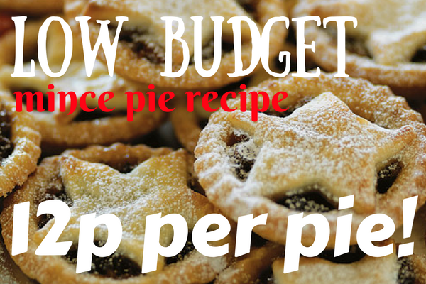 Savvy Dad Recipe: 12p Low Budget Cheap Mince Pies.