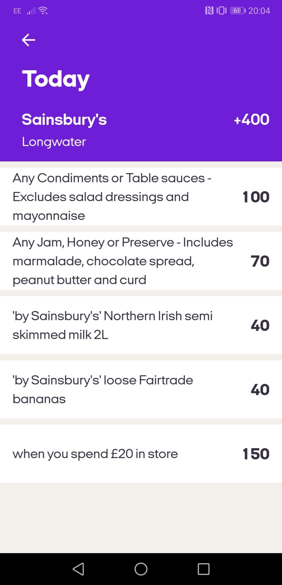 Sainsburys Double Up, Making the most of your Nectar Points