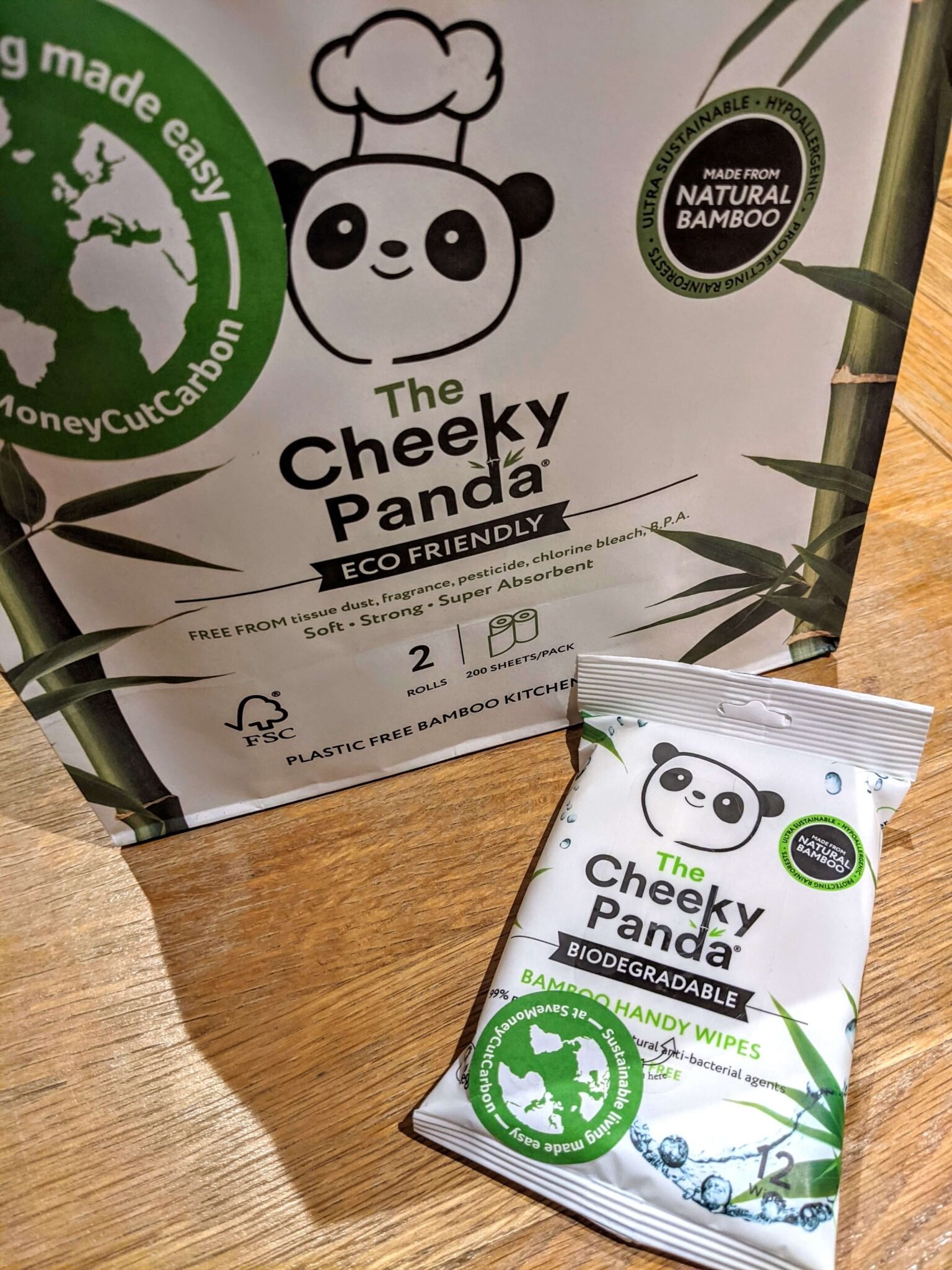 cheeky panda bamboo tissues wipes kitchen roll