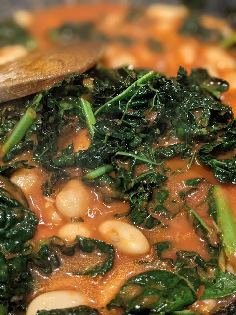 spiced butter bean stew